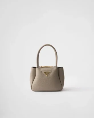 Bolso de mano mini de piel