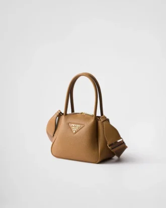 Bolso de mano mini de piel
