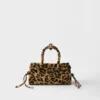 Bolso de mano Prada Bonnie Mini de piel estampada Bolso de mano Prada Bonnie Mini de piel estampada