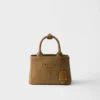 Bolso de mano Prada Jardiniare Mini de lona de algodón Bolso de mano Prada Jardiniare Mini de lona de algodón