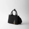 Bolso de mano Prada Jardiniare Mini de lona de algodón Bolso de mano Prada Jardiniare Mini de lona de algodón