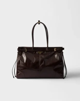 Bolso de piel extragrande Prada Bonnie