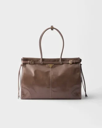 Bolso de piel extragrande Prada Bonnie