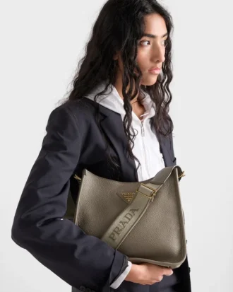 Bolso de piel mediano