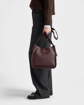 Bolso de piel mediano