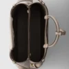 Bolso de piel mediano con hebilla Prada y doble cinturón Bolso de piel mediano con hebilla Prada y doble cinturón