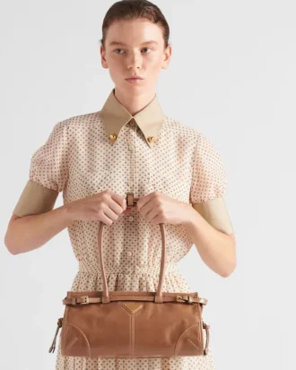 Bolso de piel mediano Prada Bonnie
