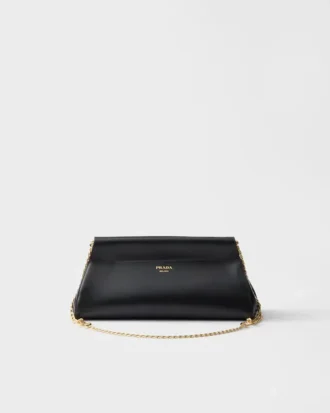 Bolso de piel Prada EnchaîNa mediano