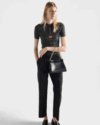 Bolso de piel Prada EnchaîNa Mini