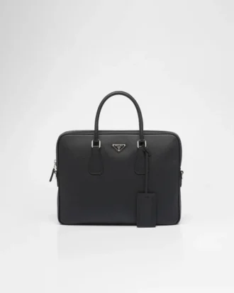 Bolso de trabajo de piel Saffiano