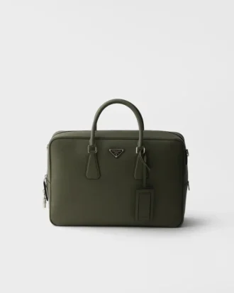 Bolso de trabajo de piel Saffiano