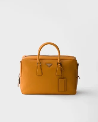Bolso de trabajo de piel Saffiano
