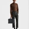 Bolso de trabajo de piel Saffiano Bolso de trabajo de piel Saffiano