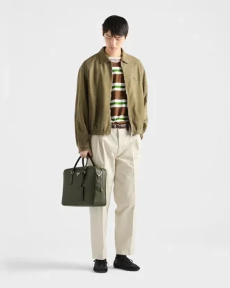 Bolso de trabajo de piel Saffiano