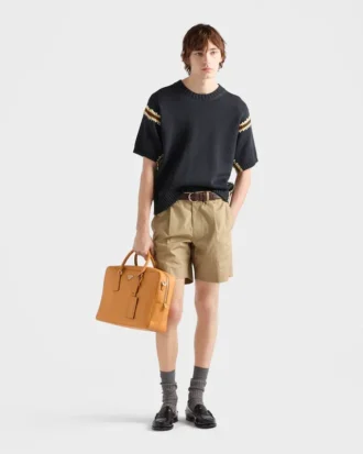 Bolso de trabajo de piel Saffiano