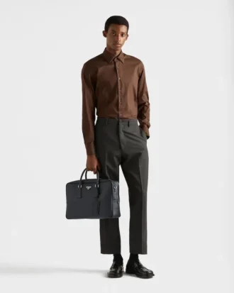 Bolso de trabajo de piel Saffiano
