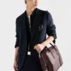 Bolso de trabajo de piel Saffiano Bolso de trabajo de piel Saffiano