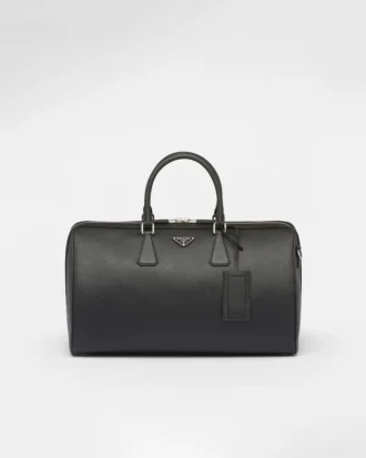 Bolso de viaje de piel Saffiano
