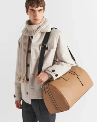 Bolso de viaje de piel Saffiano