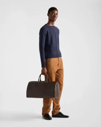 Bolso de viaje de piel Saffiano