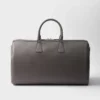 Bolso de viaje de piel Saffiano Bolso de viaje de piel Saffiano