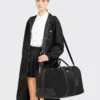 Bolso de viaje de Re-Nylon y piel Saffiano Bolso de viaje de Re-Nylon y piel Saffiano