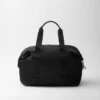 Bolso de viaje de Re-Nylon y piel Saffiano Bolso de viaje de Re-Nylon y piel Saffiano