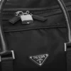 Bolso de viaje de Re-Nylon y piel Saffiano Bolso de viaje de Re-Nylon y piel Saffiano