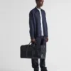 Bolso de viaje de Re-Nylon y piel Saffiano Bolso de viaje de Re-Nylon y piel Saffiano