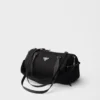 Bolso de viaje grande de Re-Nylon y piel Saffiano Bolso de viaje grande de Re-Nylon y piel Saffiano