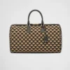Bolso de viaje grande de tela con el símbolo Symbole de Prada bordado Bolso de viaje grande de tela con el símbolo Symbole de Prada bordado