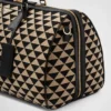 Bolso de viaje grande de tela con el símbolo Symbole de Prada bordado Bolso de viaje grande de tela con el símbolo Symbole de Prada bordado