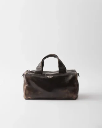 Bolso de viaje pequeño de piel napa