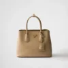 Bolso doble mediano de piel Saffiano de Prada Bolso doble mediano de piel Saffiano de Prada