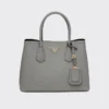Bolso doble mediano de piel Saffiano de Prada Bolso doble mediano de piel Saffiano de Prada