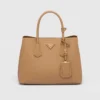 Bolso doble mediano de piel Saffiano de Prada Bolso doble mediano de piel Saffiano de Prada