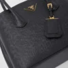 Bolso doble mediano de piel Saffiano de Prada Bolso doble mediano de piel Saffiano de Prada