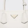 Bolso doble mediano de piel Saffiano de Prada Bolso doble mediano de piel Saffiano de Prada