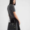 Bolso doble mediano de piel Saffiano de Prada Bolso doble mediano de piel Saffiano de Prada