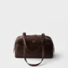 Bolso grande con asa superior de piel envejecida de Prada Bolso grande con asa superior de piel envejecida de Prada