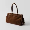 Bolso grande de ante Bonnie de Prada Bolso grande de ante Bonnie de Prada