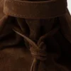Bolso grande de ante Bonnie de Prada Bolso grande de ante Bonnie de Prada