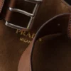 Bolso grande de ante con hebilla y cinturón de Prada Bolso grande de ante con hebilla y cinturón de Prada