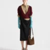 Bolso grande de ante Prada Fold Bolso grande de ante Prada Fold