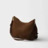 Bolso grande de ante Prada Fold Bolso grande de ante Prada Fold