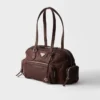 Bolso grande de asas con piel lavada