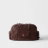 Bolso grande de asas con piel lavada