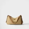 Bolso grande de ganchillo y piel Prada Aimae Bolso grande de ganchillo y piel Prada Aimae