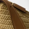 Bolso grande de ganchillo y piel Prada Aimae Bolso grande de ganchillo y piel Prada Aimae