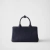 Bolso grande de lona de algodón Prada Jardiniare Bolso grande de lona de algodón Prada Jardiniare